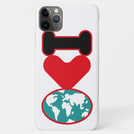I LOVE THE WORLD BY MASANSER PIXELAT Case-Mate iPhone CASE (Achterkant)