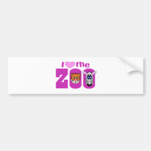 I Love the Zoo Bumpersticker