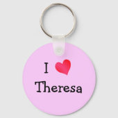 I Love Theresa Sleutelhanger (Voorkant)