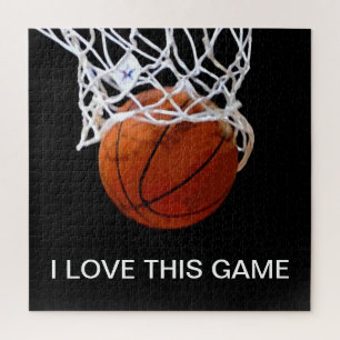 I Love This Game Basketball Art Sports Legpuzzel