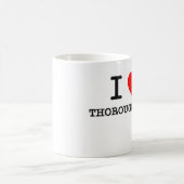 I Love Thoroughbreds (Horses) Koffiemok (Center)
