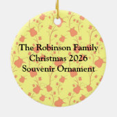 I Love Thrift Shops Keramisch Ornament (Achterkant)