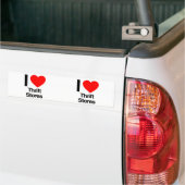 i love thrift winkels bumpersticker (Op Truck)