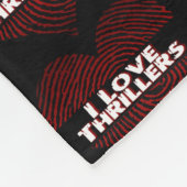 I Love Thrillers Fleece Deken (Hoek)