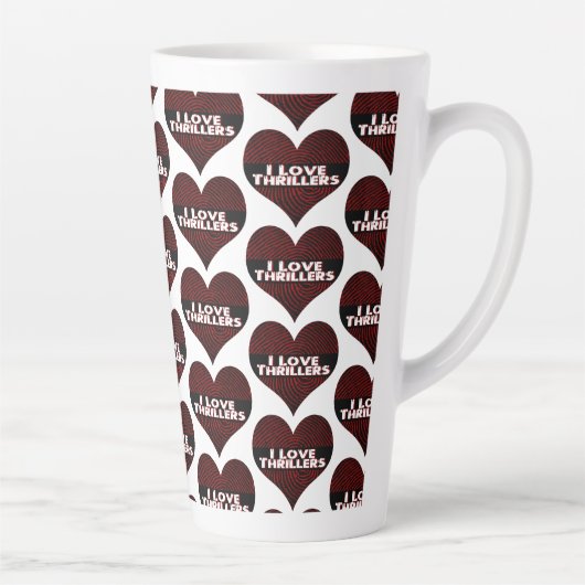 I Love Thrillers Latte Mok (Rechts)