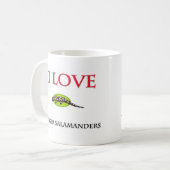 I Love Tiger Salamanders Koffiemok (Voorkant links)