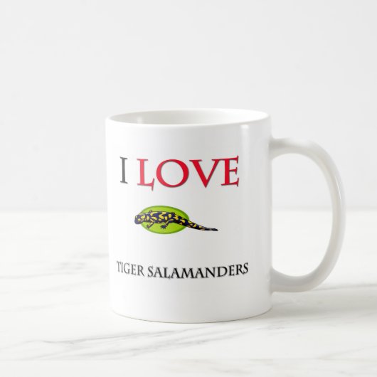 I Love Tiger Salamanders Koffiemok (Rechts)