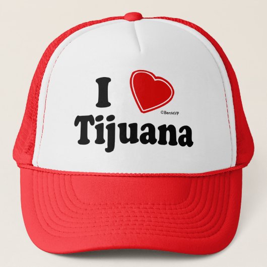 I Love Tijuana Trucker Pet (Voorkant)