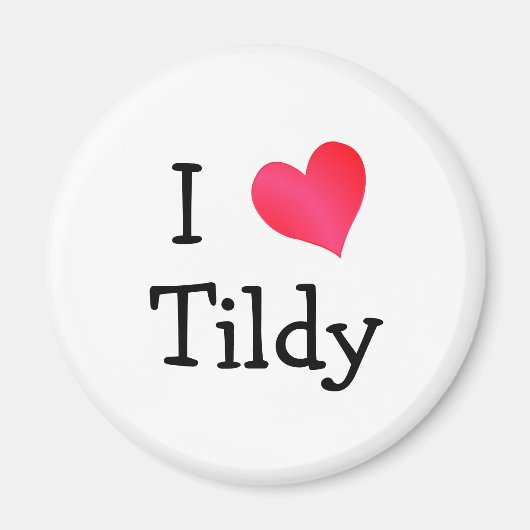 I Love Tildy Magneet (Voorkant)