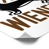 I Love Tiny Wieners Miniature Dachshund Doxie Poster (Hoek)