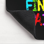 I Love To Finger Paint Couple Funny Valentine Day Muismat (Hoek)