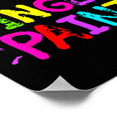 I Love To Finger Paint Couple Funny Valentine Day  Poster (Hoek)