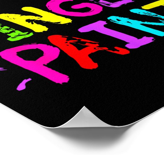 I Love To Finger Paint Couple Funny Valentine Day  Poster (Hoek)