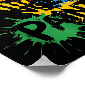 I Love To Finger Paint Couples Art Teacher Finger  Poster (Hoek)