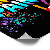 I Love To Finger Paint, I'm Paint Cute Valentines  Poster (Hoek)