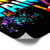 I Love To Finger Paint Im Paint Cute Valentines  Poster (Hoek)