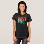 I Love To Get High Arborist Tree Climber Lumberja T-shirt (Voorkant volledig)