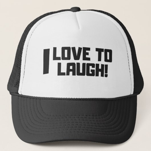 I LOVE TO LAUGH / pet voor truckers (Voorkant)