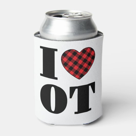 I Love to Occupational Therapy Blikjeskoeler (Blikje Voorkant)