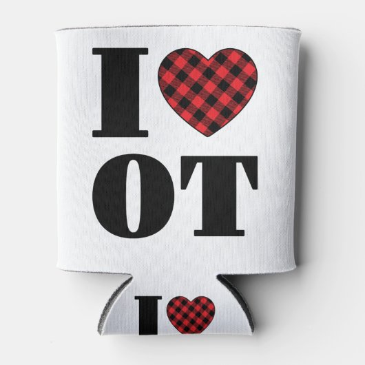 I Love to Occupational Therapy Blikjeskoeler (Voorkant)