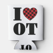I Love to Occupational Therapy Blikjeskoeler (Achterkant)