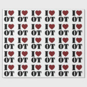 I Love to Occupational Therapy Cadeaupapier (Vlak)