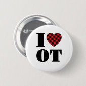 I Love to Occupational Therapy Ronde Button 5,7 Cm (Voorkant /achterkant)