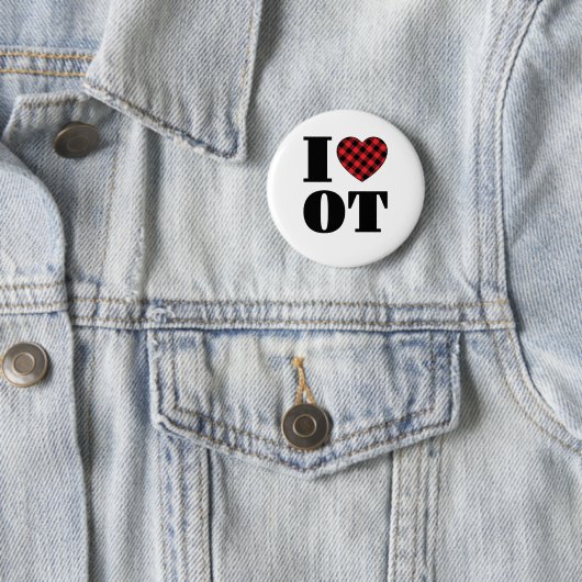 I Love to Occupational Therapy Ronde Button 5,7 Cm (In situ)
