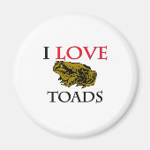 I Love Toads Magneet (Voorkant)