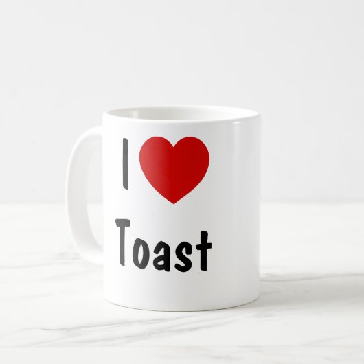 I Love Toast Koffiemok (Voorkant links)