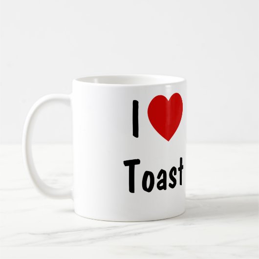 I Love Toast Koffiemok (Links)