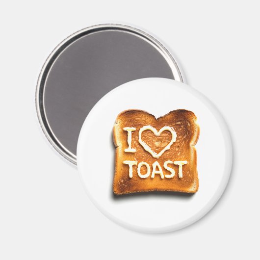 I Love Toast Magneet (Voorkant / Achterkant)