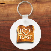 I Love Toast Sleutelhanger (Voorkant)