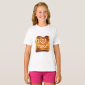 I Love Toast T-shirt (Voorkant volledig)