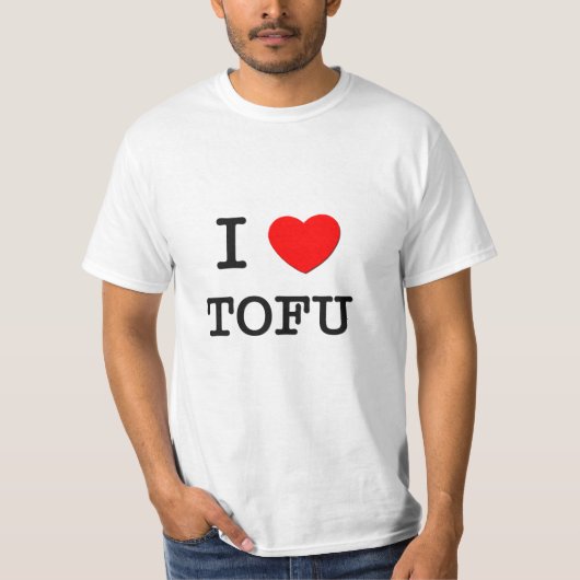 I Love Tofu T-shirt (Voorkant)