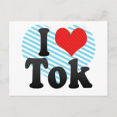 I Love Tok Briefkaart (Voorkant)