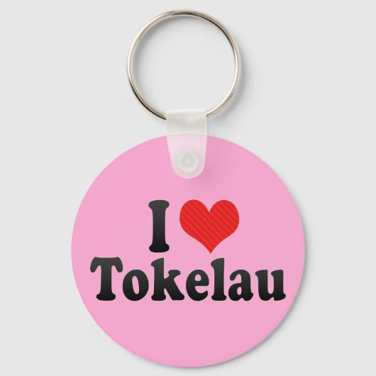 I Love Tokelau Sleutelhanger (Voorkant)