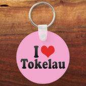 I Love Tokelau Sleutelhanger (Voorkant)