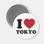 I Love Tokyo Magneet (Voorkant / Achterkant)