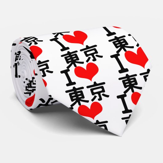 I Love Tokyo Stropdas (Opgerold)