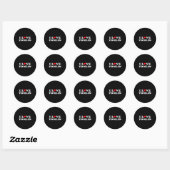 I Love Tomlin Matching Girlfriend &amp; Boyfriend  Ronde Sticker (Vel)