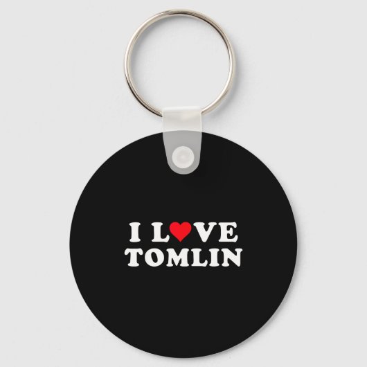 I Love Tomlin Matching Girlfriend & Boyfriend Sleutelhanger (Voorkant)