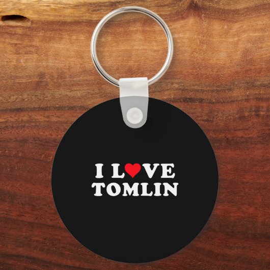 I Love Tomlin Matching Girlfriend &amp; Boyfriend  Sleutelhanger (Voorkant)