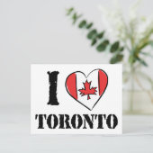 I Love Toronto Canada Briefkaart (Staand voorkant)
