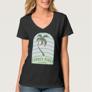 I Love Torrey Pines Beach California Palm Tree Ca T-shirt