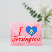 I Love Torrington, Connecticut Briefkaart (Staand voorkant)