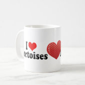 I Love Tortoises Koffiemok (Voorkant links)