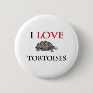 I Love Tortoises Ronde Button 5,7 Cm
