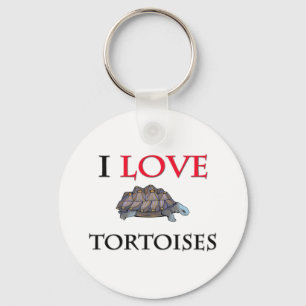 I Love Tortoises Sleutelhanger