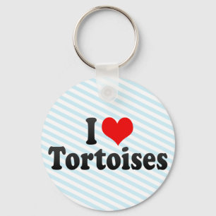I Love Tortoises Sleutelhanger
